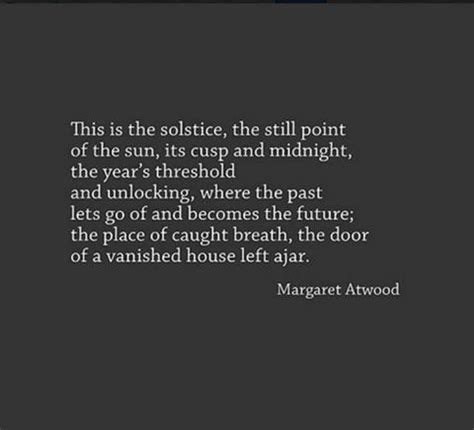 Margaret atwood winter solstice poem